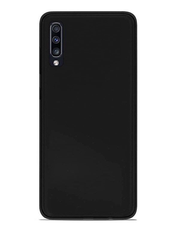 Coque Silicone pour Samsung Galaxy A70 - Noir
