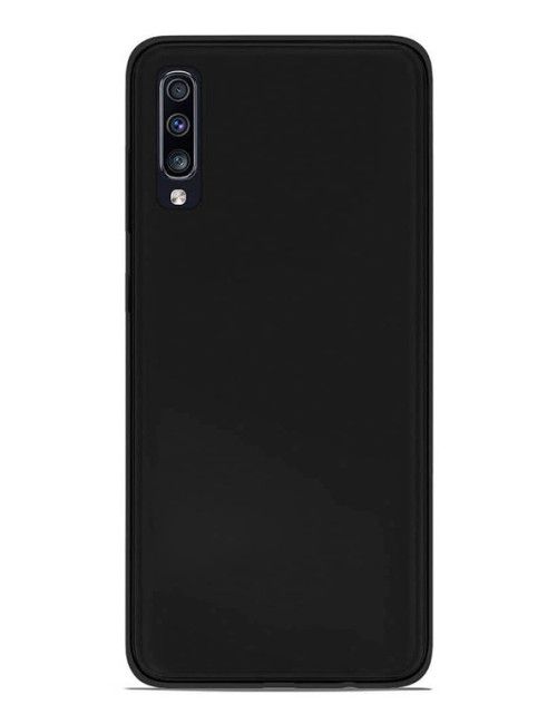 Coque Silicone pour Samsung Galaxy A70 - Noir