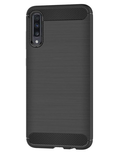 Coque Carbone pour Samsung Galaxy A70 - Noir