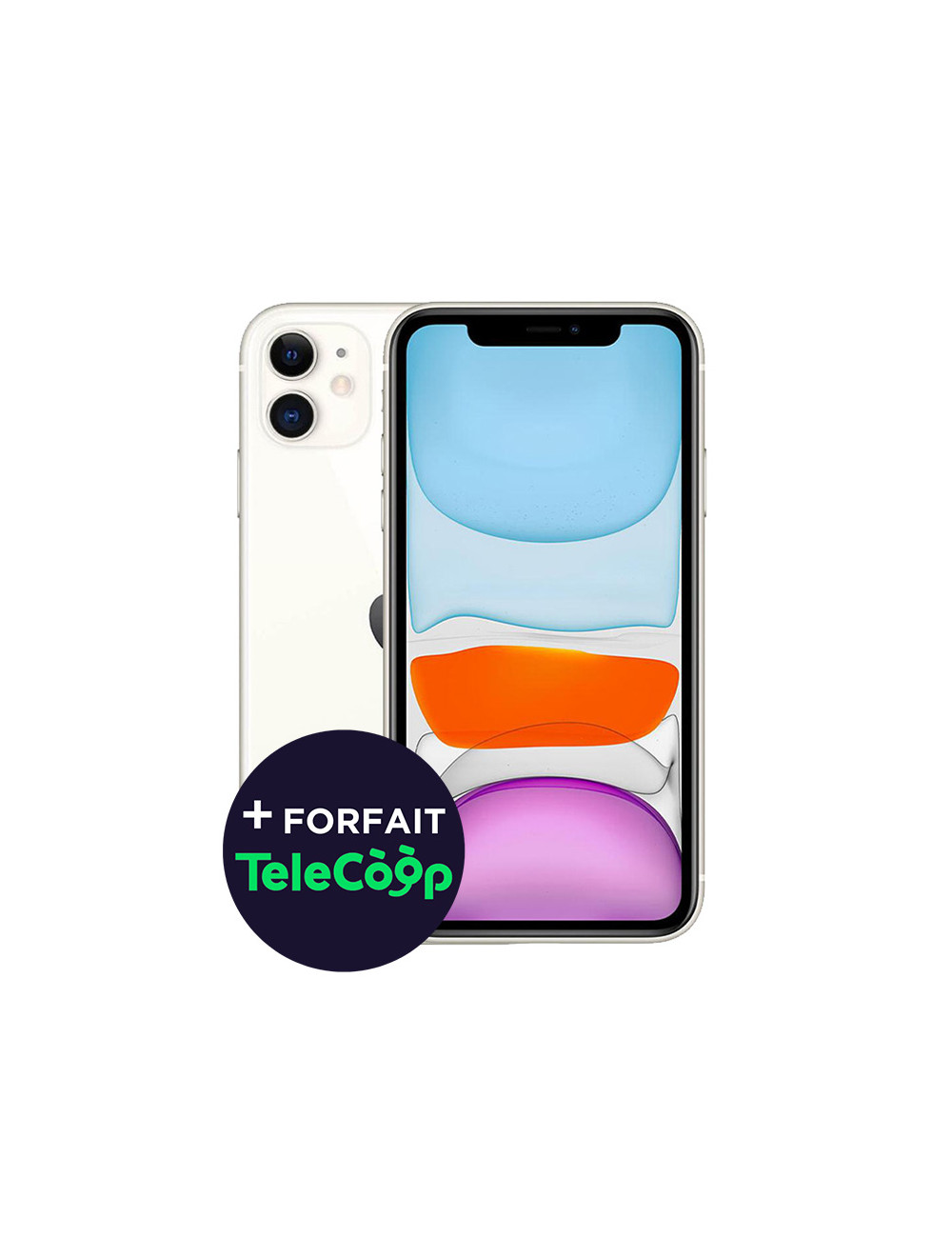 iPhone® 11 + Film Hydrogel + Forfait Telecoop + SIM