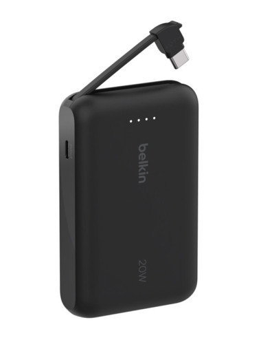 Batterie externe Belkin 10000 mAh - Cable USB-C Intégré