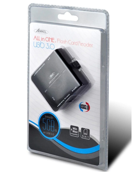 Lecteur de cartes mémoire Advance USB 3.0