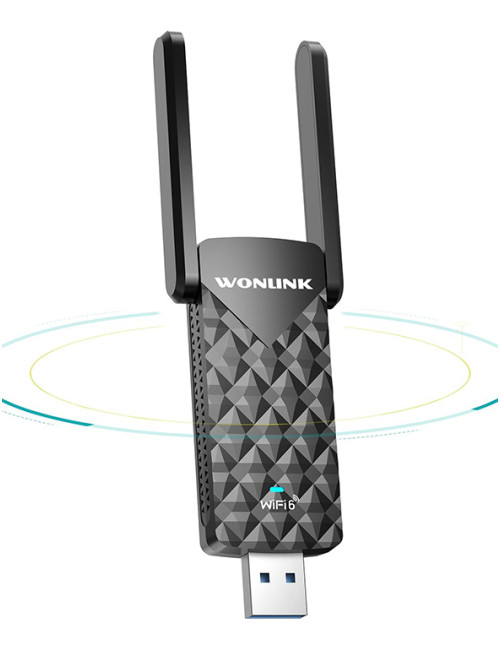 Adaptateur Wifi 6 Wireless - 1800Mbps -  Wonlink