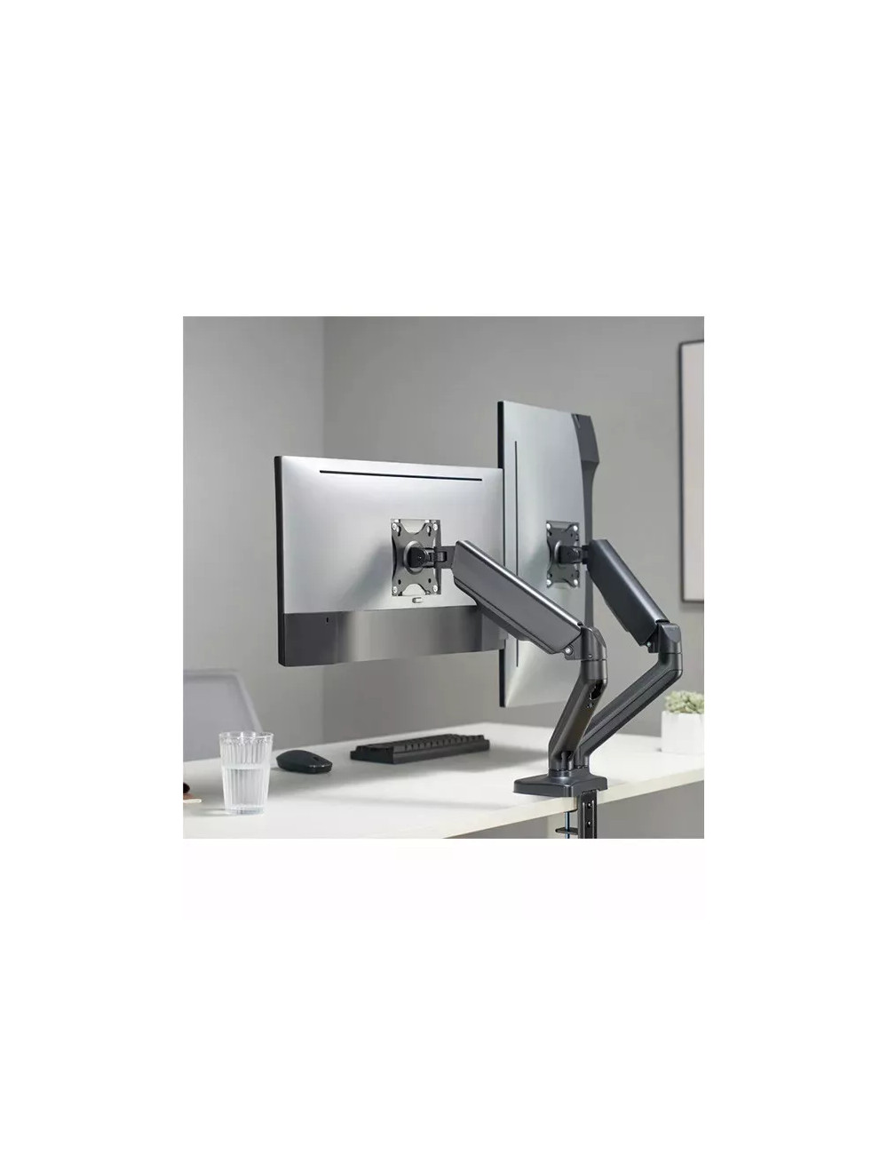 Pack 2 écrans DELL P2717HT + 1 support double écran Advance Ergomounts