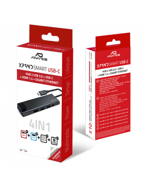 Hub Advance Xpand Smart USB-C / 5 en 1