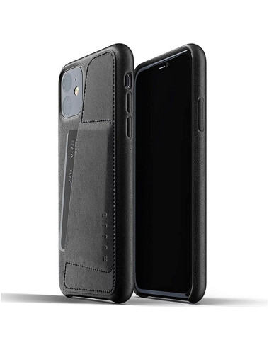 Etui portefeuille Mujjo pour IPhone 11- Noir