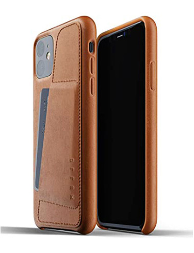 Etui portefeuille Mujjo pour iPhone® 11- Marron