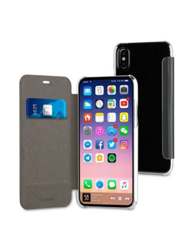 Etui folio Muvit pour iPhone® X - Noir