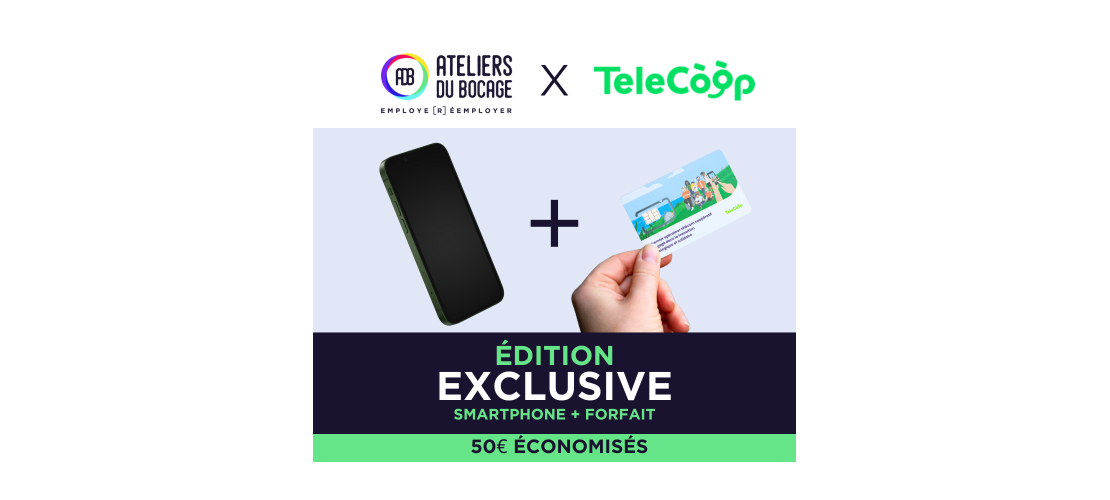 Smartphones + forfait TELECOOP